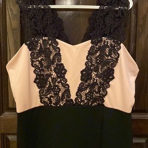 Lipstick Boutique Lace Evening Dress UK size 24/US size 20